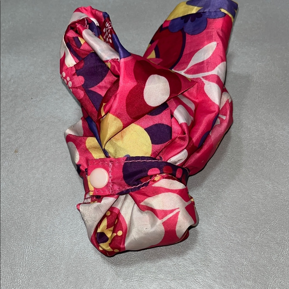 Source Unknown Floral Travel Bag in Pink and Purple